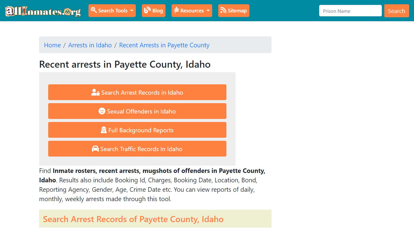 Recent arrests in Payette County, Idaho | Mugshots, Rosters, Inmates ...